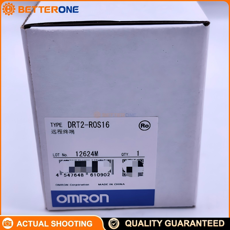 OMRON DRT2-ROS16 DeviceNet Smart Slave Relay Output Terminal, 16-Point DO, 3A/Point, 250VAC/125VDC, 8 Outputs/Common (10A/Common), Screw Terminals (M3), DIN Rail Remote I/O, One-Step Relay Replacement for Maintenance