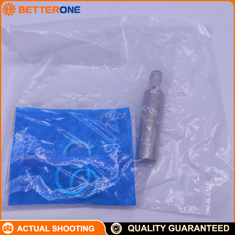 OMRON E2B-M18LS08-M1-B1 Inductive Proximity Sensor, M18 Long Body Shielded (Flush), 8mm Sensing Distance, DC 3-Wire PNP NO, M12 Connector, Nickel-Brass Housing, IP67