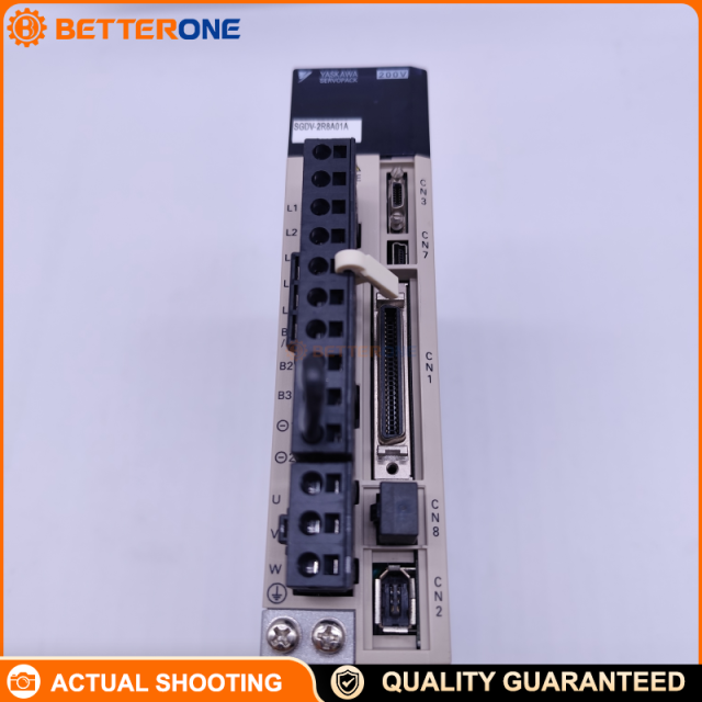 Yaskawa SGDV-2R8A01A Sigma-5 (Σ-V) SERVOPACK Servo Drive, 200V Class 3-Phase 200–230VAC, 0.4kW 400W, 2.8A Continuous Output, Analog Voltage / Pulse Train Interface, Industrial Servo Amplifier