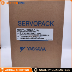 Yaskawa SGDV-2R8A01A Sigma-5 (Σ-V) SERVOPACK Servo Drive, 200V Class 3-Phase 200–230VAC, 0.4kW 400W, 2.8A Continuous Output, Analog Voltage / Pulse Train Interface, Industrial Servo Amplifier
