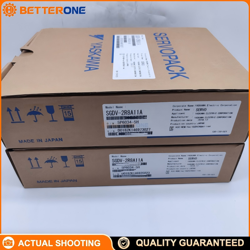 Yaskawa SGDV-2R8A11A Sigma-5 (Σ-V) SERVOPACK Servo Drive, MECHATROLINK-II, 200V Class 3-Phase 200–230VAC, 0.4kW 400W, 2.8A Output, Industrial Servo Amplifier