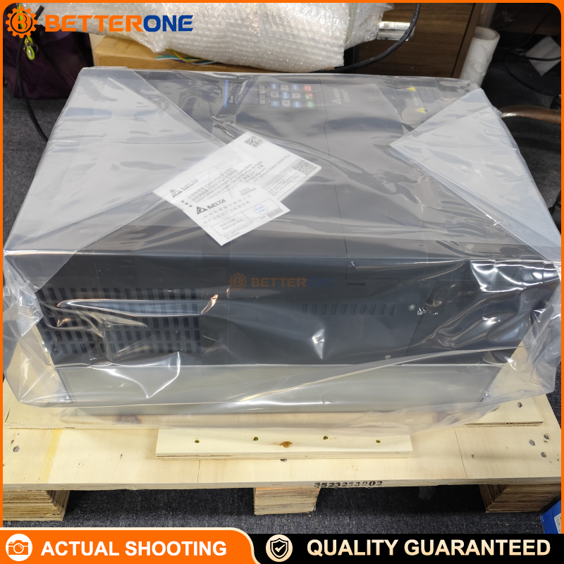Delta VFD550C43A-00 C2000 Plus Vector Control Drive, 3-Phase 460V Class, 55kW 75HP, Heavy Duty 110A / Super Heavy Duty 91A, Built-in DC Reactor, No Braking Chopper, Frame D1, IP00 Industrial VFD