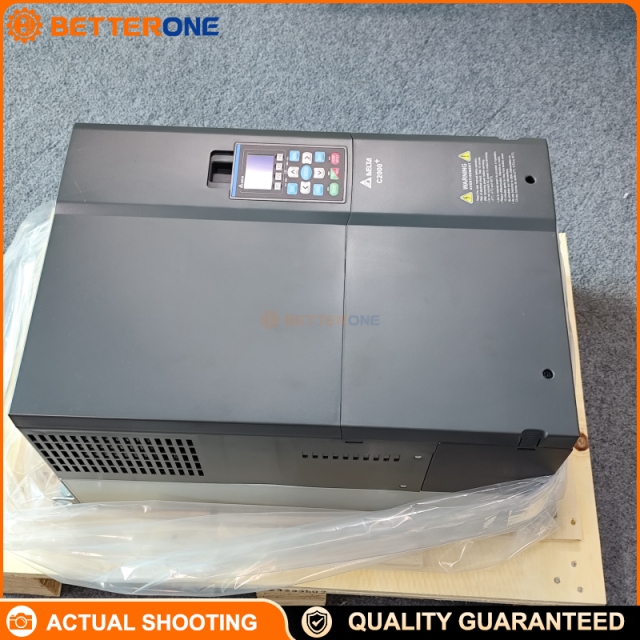 Delta VFD750C43A-00 VFD-C2000+ Vector Control Drive, 3-Phase 460V Class, 75kW 100HP, Heavy Duty 150A / Super Heavy Duty 110A, Built-in DC Reactor, No Braking Chopper, Frame D1, IP00 Chassis Mount Industrial VFD
