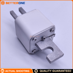 Eaton Bussmann 170M3015 High Speed Square Body Fuse, Class aR Semiconductor Fuse Link, 200A, 690V IEC / 700V UL, 200kAIC, Blade End x Blade End, Top Fuse Status Indicator (/80 Visual), DIN 43 620