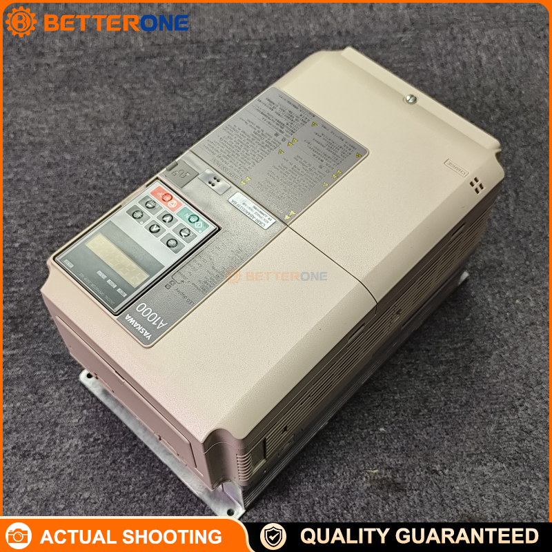Yaskawa CIMR-AB4A0031FBA A1000 Series AC Drive VFD Inverter, 3-Phase 400V Class, 15kW (ND) / 11kW (HD), 31A (ND) / 24A (HD) Rated Output, Max 400Hz, IP20