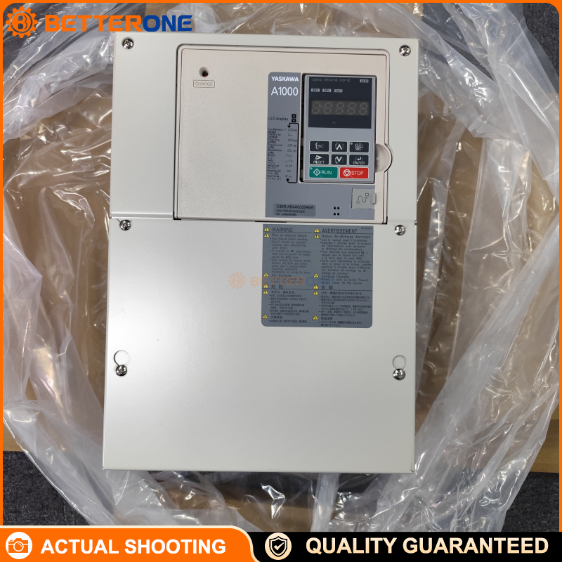Yaskawa CIMR-AB4A0058ABA A1000 Series AC Drive VFD Inverter, 3-Phase 380–480VAC (400V Class), 30kW ND / 22kW HD, 58A ND / 45A HD, IP00 Open Type, Max 400Hz, Induction & PM Motor Control