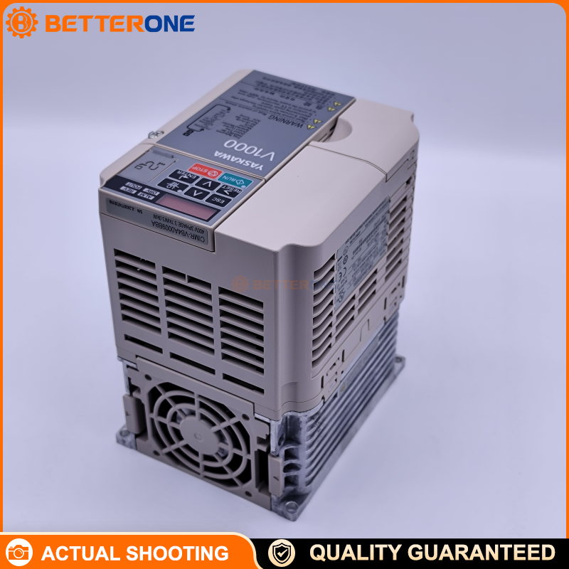 Yaskawa CIMR-VB4A0009BBA V1000 Compact Vector Control AC Drive VFD Inverter, 3-Phase 380–480VAC (400V Class), 3.7kW (5HP), 8.8A Normal Duty / 7.2A Heavy Duty Rated Output