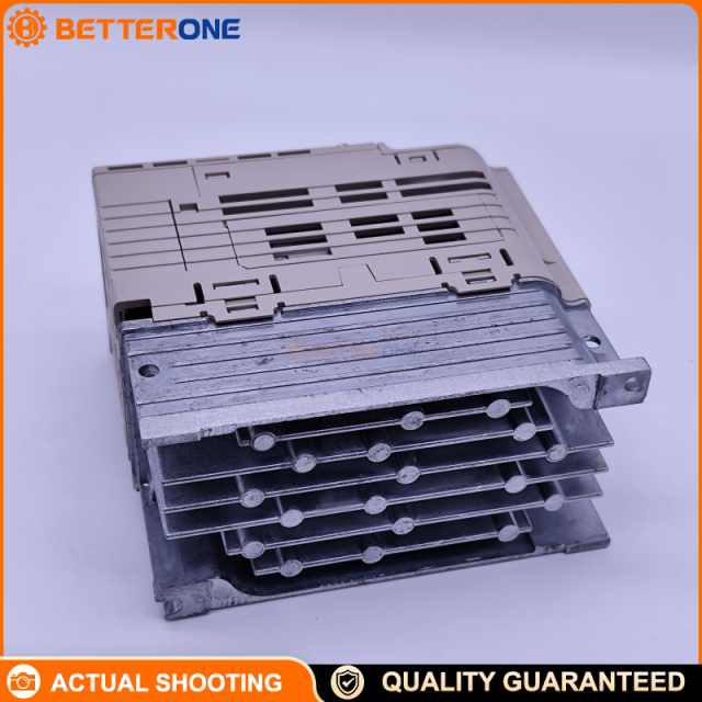 Yaskawa CIMR-JBBA0003BBA J1000 Compact VFD AC Drive, Single-Phase 200–240VAC (200V Class), 0.75kW (ND) / 0.4kW (HD), 3.3A–3.5A (ND) / 3.0A (HD), IP20 Open-Chassis, Max 400Hz
