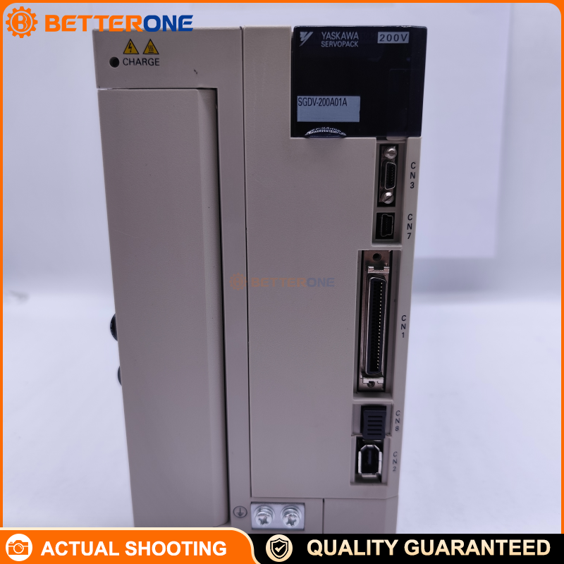 Yaskawa SGDV-200A01A Sigma-5 (Σ-V) SERVOPACK Servo Drive, 200V Class 3-Phase 200–230VAC, 3.0kW Max Motor Capacity, 19.6A Continuous / 56A Peak Output, Analog Voltage & Pulse Train Interface