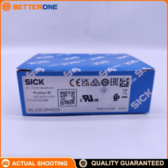 SICK WL100-2P4429 Photoelectric Retro-Reflective Sensor (6052386), Dual Lens, 0.01–2.5m (Max 3m), PNP Output, 10–30VDC, Light/Dark Switching, IP67, M8 4-Pin Connector, 632nm Red LED