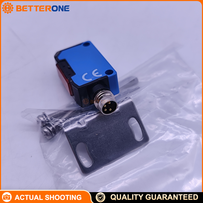SICK WT150-P460 Photoelectric Proximity Sensor (W150, 6011050), Diffuse with Background Suppression (BGS), 2–100mm, PNP Output 100mA, 10–30VDC, Light/Dark Switching, 1kHz, 0.5ms, IP67, M8 4-Pin, 10×28×18mm