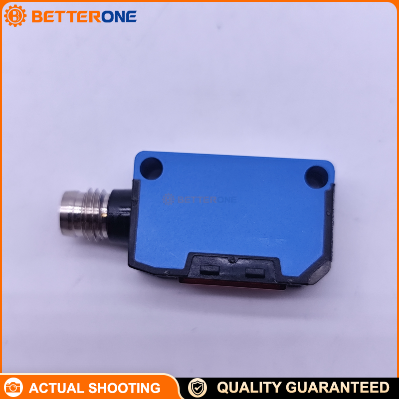 SICK WT150-P460 Photoelectric Proximity Sensor (W150, 6011050), Diffuse with Background Suppression (BGS), 2–100mm, PNP Output 100mA, 10–30VDC, Light/Dark Switching, 1kHz, 0.5ms, IP67, M8 4-Pin, 10×28×18mm
