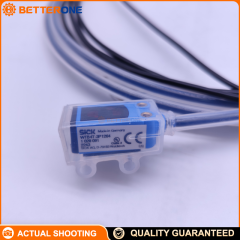 SICK WTB4T-3P1264 Photoelectric Proximity Sensor (1028091), Background Suppression (BGS), 15–120mm (Max 4–120mm), PNP Output 100mA, 10–30VDC, Light Switching, 1kHz, <0.5ms, IP68/IP69K, 5m 4-Wire Cable, PinPoint LED 650nm, PTFE Coating