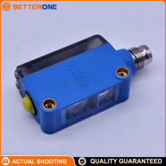 SICK KTM-WN11187P Contrast Sensor, KTM Series Registration/Color Mark Sensor, RGB LED, Teach-in Button, NPN Switching Output, 12–24VDC, Compact 12mm Housing, M12 4-Pin Connection, Sensing Distance ≤12.5mm