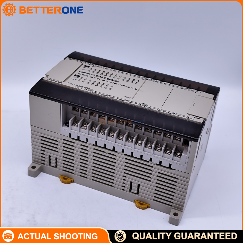 OMRON CPM2A-40CDR-A Micro PLC CPU, 40 I/O (24 Digital Inputs + 16 Relay Outputs), 100–240VAC 50/60Hz, Built-in RS-232C & Peripheral Ports, Expandable Up to 120 I/O (3 Modules), 4,096 Words Program Capacity, RTC, 24VDC Aux 300mA (AC Type)