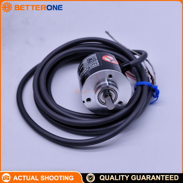 OMRON E6B2-CWZ1X Incremental Rotary Encoder, Ø40mm, Line Driver (RS-422) Differential Output A/-A B/-B Z/-Z, 5VDC, Solid Shaft 6mm, Pre-wired Cable (Specify P/R & Cable Length)