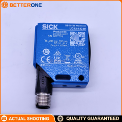 SICK UC12-1223E Ultrasonic Distance Sensor, 55–250mm Operating Range (350mm Limit), 10–30VDC, 2x Push-Pull PNP/NPN Outputs, IO-Link V1.1, M12 4-Pin, 30ms Response, IP65/IP67