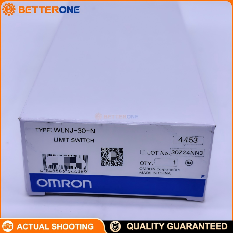 OMRON WLNJ-30-N Two-Circuit Limit Switch, WL Series Heavy-Duty Position Switch, Flexible Rod Coil Spring 140mm (Ø8 Rod / Ø4.8 Spring), DPDB Double-Break, IP67, Screw Terminal, G1/2 Conduit Entry