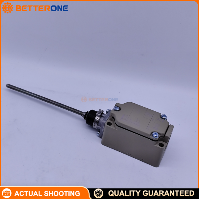 OMRON WLNJ-30-N Two-Circuit Limit Switch, WL Series Heavy-Duty Position Switch, Flexible Rod Coil Spring 140mm (Ø8 Rod / Ø4.8 Spring), DPDB Double-Break, IP67, Screw Terminal, G1/2 Conduit Entry