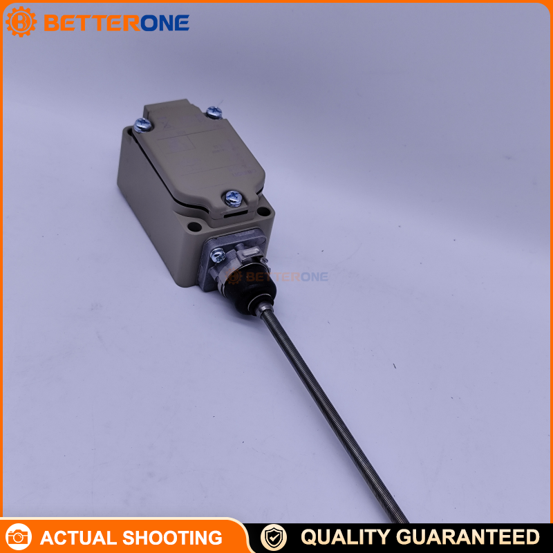 OMRON WLNJ-30-N Two-Circuit Limit Switch, WL Series Heavy-Duty Position Switch, Flexible Rod Coil Spring 140mm (Ø8 Rod / Ø4.8 Spring), DPDB Double-Break, IP67, Screw Terminal, G1/2 Conduit Entry