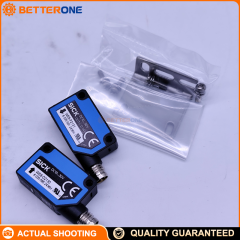SICK WSE8-P2131 Through-Beam Photoelectric Sensor, 0–8m (Max 10m), PNP Output, Visible Red LED 650nm, Light/Dark Rotary Switch, 10–30VDC, M8 3-Pin, IP67, 2kHz, 0.25ms