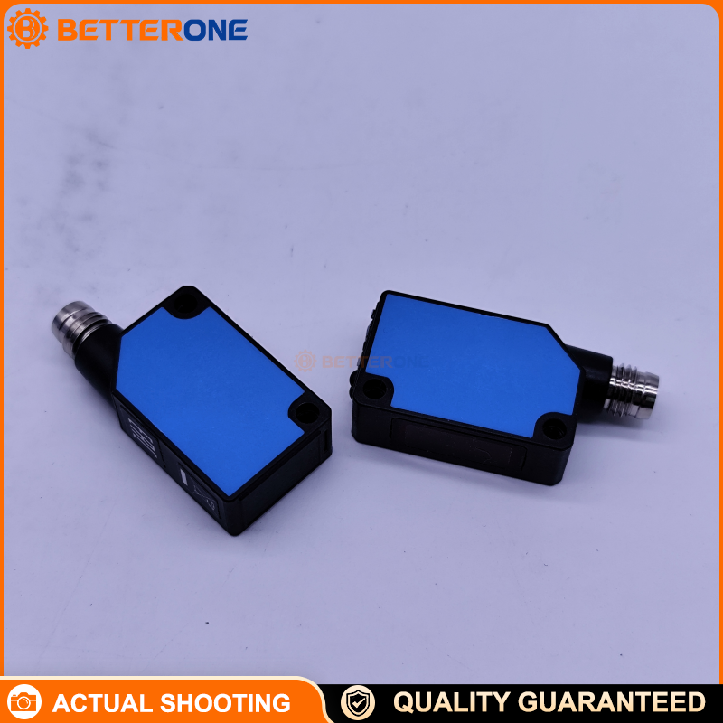 SICK WSE8-P2131 Through-Beam Photoelectric Sensor, 0–8m (Max 10m), PNP Output, Visible Red LED 650nm, Light/Dark Rotary Switch, 10–30VDC, M8 3-Pin, IP67, 2kHz, 0.25ms