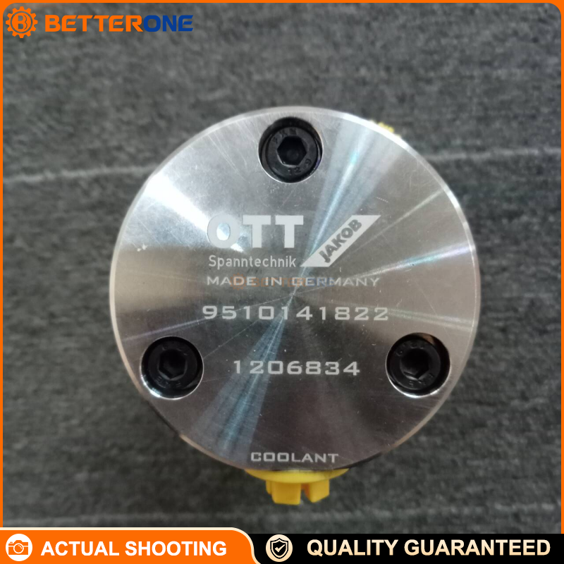 OTT-JAKOB 95.101.418.2.2 Rotary Union 2KA-R-M42x1.5 for CNC Spindle Lubrication & Pneumatic Transmission, Media Transfer to Rotating Spindle, High Reliability Replacement