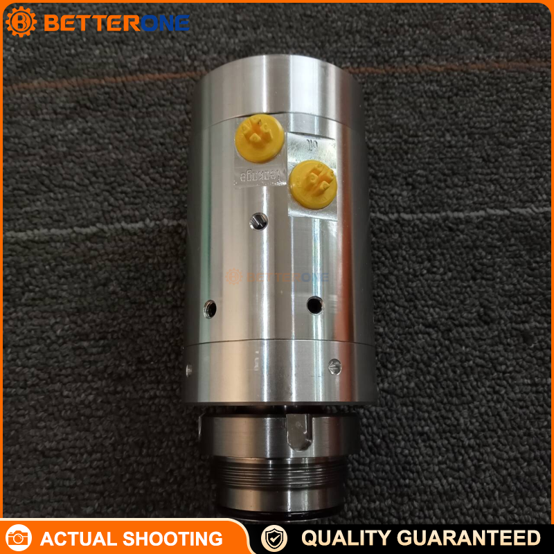 OTT-JAKOB 95.101.418.2.2 Rotary Union 2KA-R-M42x1.5 for CNC Spindle Lubrication & Pneumatic Transmission, Media Transfer to Rotating Spindle, High Reliability Replacement