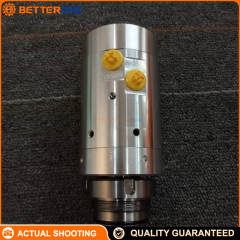 OTT-JAKOB 95.101.418.2.2 Rotary Union 2KA-R-M42x1.5 for CNC Spindle Lubrication & Pneumatic Transmission, Media Transfer to Rotating Spindle, High Reliability Replacement