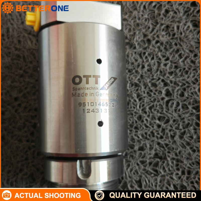 OTT-JAKOB 95.101.465.2.2 Rotary Union for CNC Oil & Air Flow Transfer, Media Transmission from Stationary Supply to Rotating Spindle, High Reliability Replacement