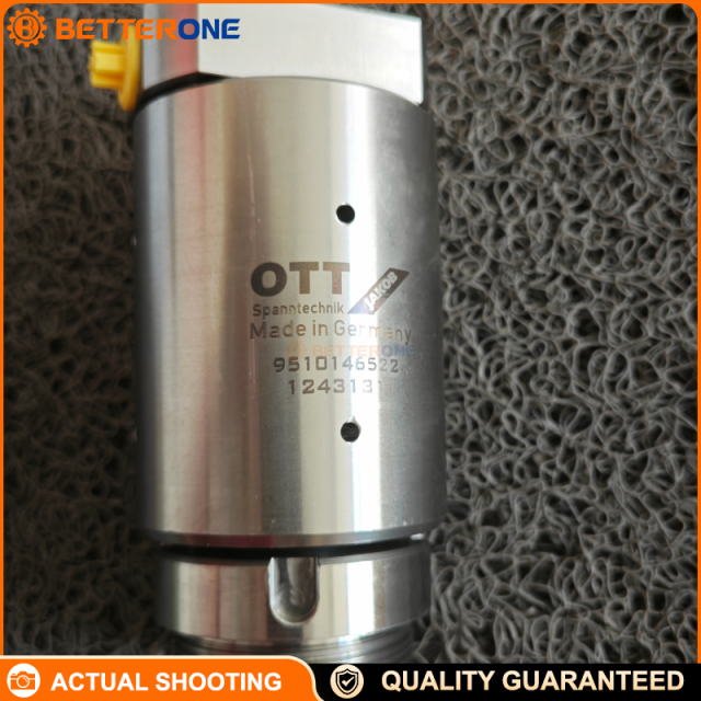 OTT-JAKOB 95.101.465.2.2 Rotary Union for CNC Oil & Air Flow Transfer, Media Transmission from Stationary Supply to Rotating Spindle, High Reliability Replacement