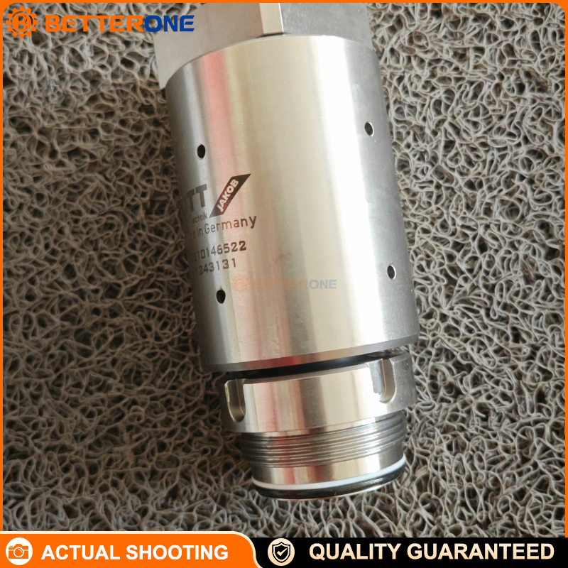 OTT-JAKOB 95.101.465.2.2 Rotary Union for CNC Oil & Air Flow Transfer, Media Transmission from Stationary Supply to Rotating Spindle, High Reliability Replacement