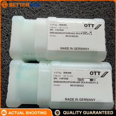 OTT-JAKOB 95.101.503.2.2 Rotary Union 2KA-R-M52x1.5 for CNC Spindle, Coolant + Hydraulic Unclamping + Cleaning Air, 10,000rpm, Coolant 80bar, Hydraulic 160bar (n=0), Air 10bar (n=0), ISO 4406 -/17/14, <50µm Filter