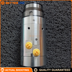 OTT-JAKOB 95.101.503.2.2 Rotary Union 2KA-R-M52x1.5 for CNC Spindle, Coolant + Hydraulic Unclamping + Cleaning Air, 10,000rpm, Coolant 80bar, Hydraulic 160bar (n=0), Air 10bar (n=0), ISO 4406 -/17/14, <50µm Filter