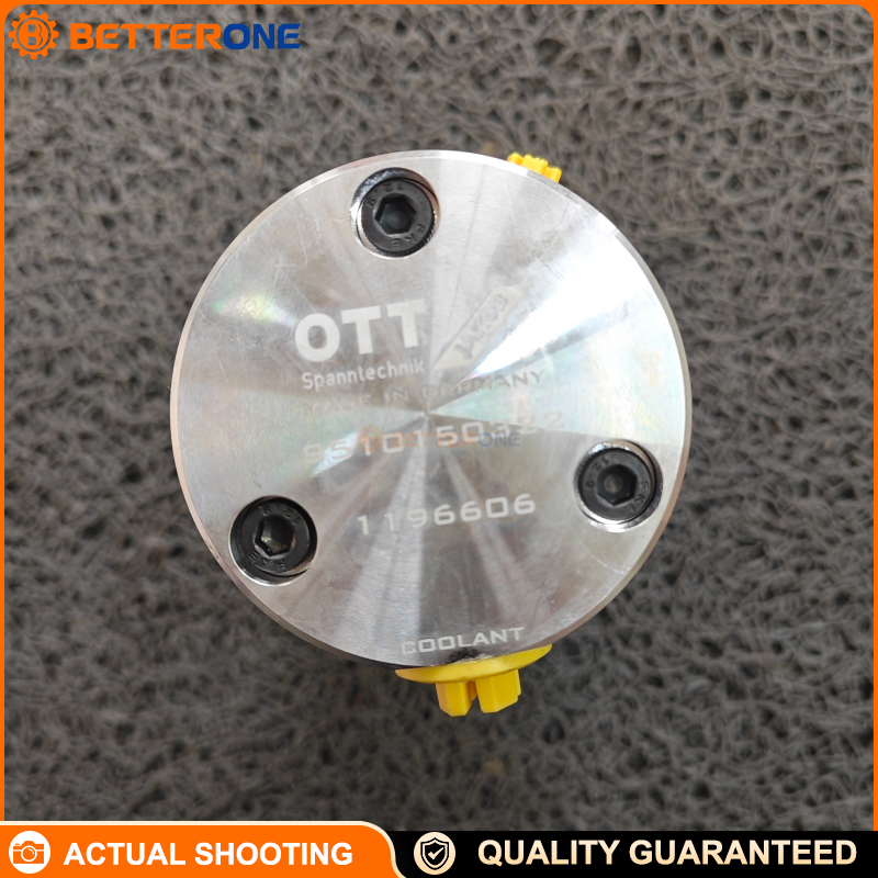 OTT-JAKOB 95.101.503.2.2 Rotary Union 2KA-R-M52x1.5 for CNC Tool Clamping & Media Transfer, Spindle Rotary Feedthrough, High Reliability Replacement Part