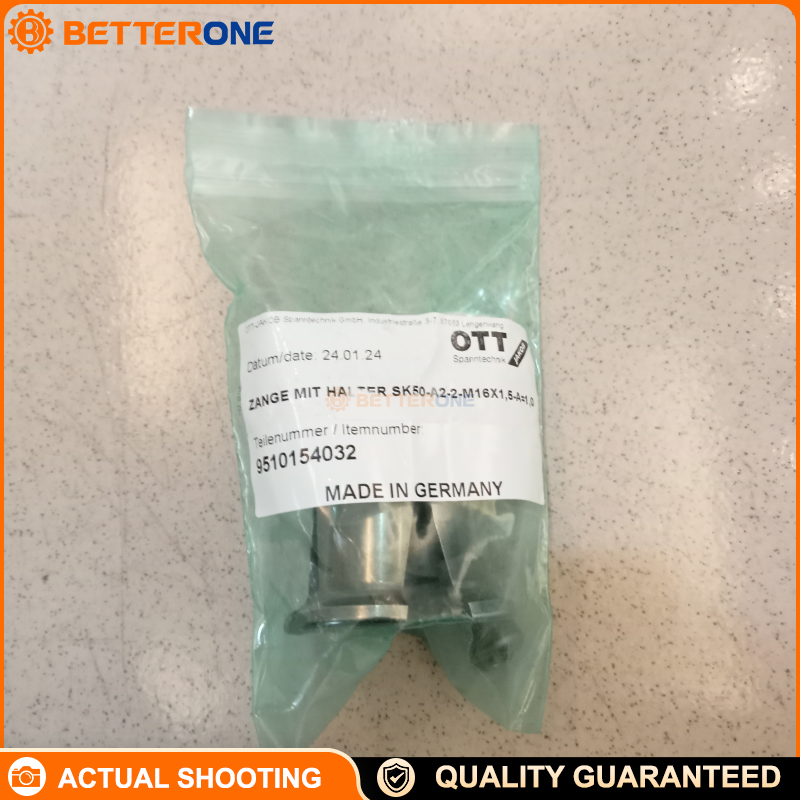 OTT-JAKOB 95.101.540.3.2 Gripper with Holder Pull Claw with Lock Screw for SK50 (Steep Taper 50) Form II, 25,000N Pull Force, E.M. 134.6mm