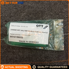 OTT-JAKOB 95.101.569.3.2 Pull Claw Gripper with Holder for SK40 (Steep Taper 40) Tool Standard C Form III, 15,000N Pull Force, Medium Transfer 1/2, E.M. 82.9mm