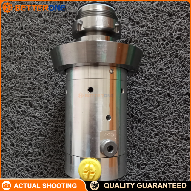OTT-JAKOB 95.101.611.2.2 Rotary Union 2KA-R-M42x1.5-SR90/15°/14 for High-Speed CNC Oil & Air Transmission, Spindle Media Transfer, Replacement Part (9510161122)