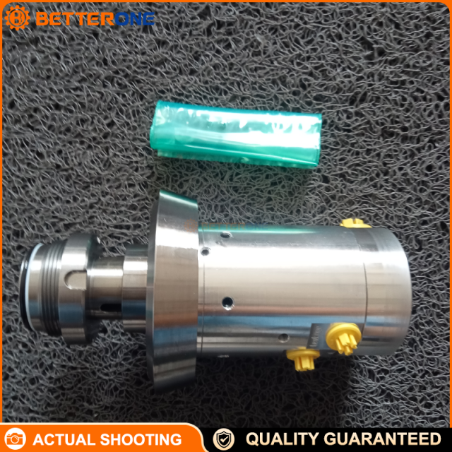 OTT-JAKOB 95.101.611.2.2 Rotary Union 2KA-R-M42x1.5-SR90/15°/14 for High-Speed CNC Oil & Air Transmission, Spindle Media Transfer, Replacement Part (9510161122)