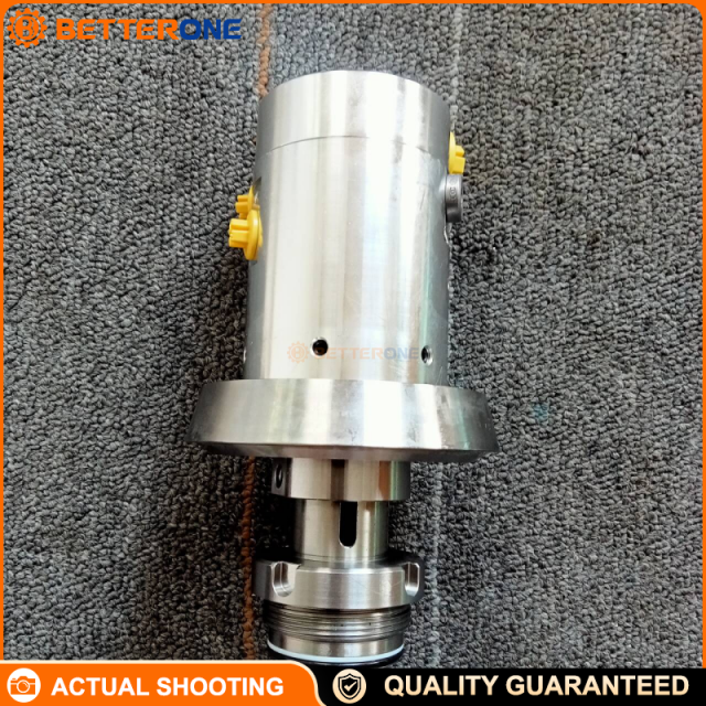OTT-JAKOB 95.101.611.2.2 Rotary Union 2KA-R-M42x1.5-SR90/15°/14 for High-Speed CNC Oil & Air Transmission, Spindle Media Transfer, Replacement Part (9510161122)