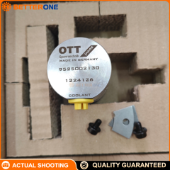 OTT-JAKOB 95.250.021.3.0 Rotary Union (1K-GD) for CNC Spindle Coolant & Air, 36,000rpm, Coolant 80bar, G1/8 & G1/4 Ports, Dry Operation, ISO 4406 -/17/14