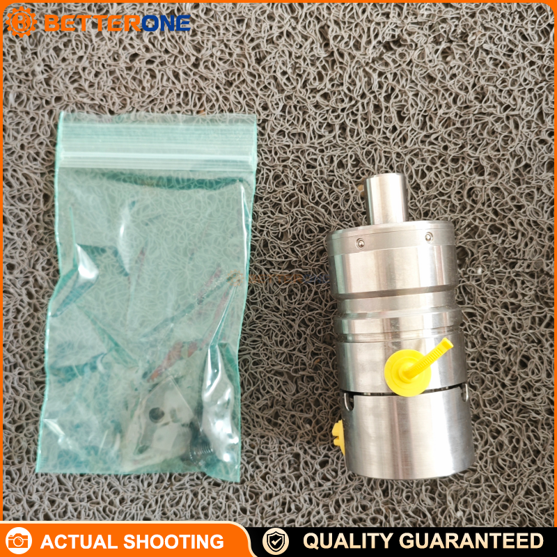 OTT-JAKOB 95.250.021.3.0 Rotary Union (1K-GD) for CNC Spindle Coolant & Air, 36,000rpm, Coolant 80bar, G1/8 & G1/4 Ports, Dry Operation, ISO 4406 -/17/14