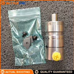OTT-JAKOB 95.250.021.3.0 Rotary Union (1K-GD) for CNC Spindle Coolant & Air, 36,000rpm, Coolant 80bar, G1/8 & G1/4 Ports, Dry Operation, ISO 4406 -/17/14