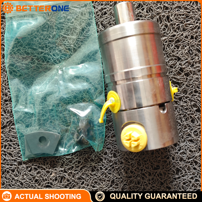 OTT-JAKOB 95.250.065.2.0 Rotary Union 1K-GDR-LC (Module 37+65) Radial Connection for CNC Spindle Coolant/Air, 50bar Coolant, 16,000rpm, ISO 4406 -/17/14, Filter <50µm