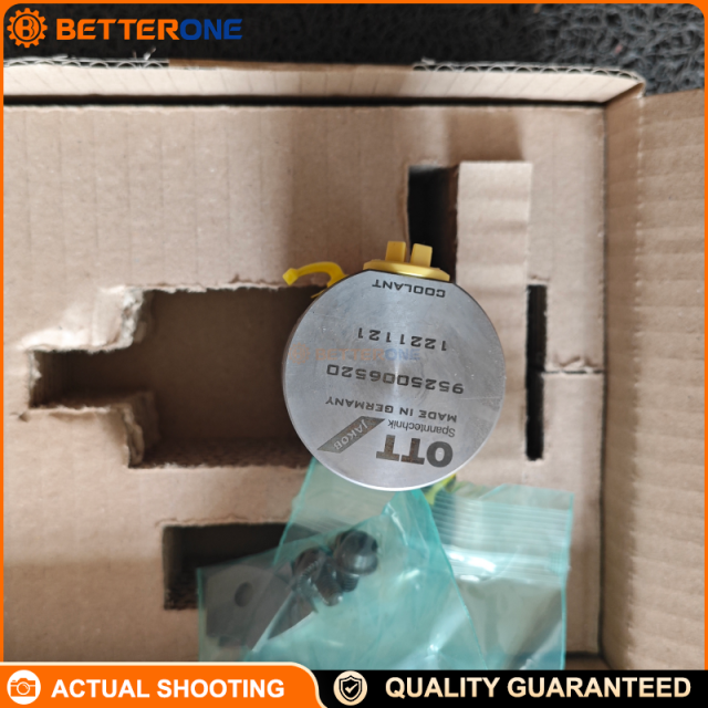 OTT-JAKOB 95.250.065.2.0 Rotary Union 1K-GDR-LC (Module 37+65) Radial Connection for CNC Spindle Coolant/Air, 50bar Coolant, 16,000rpm, ISO 4406 -/17/14, Filter <50µm