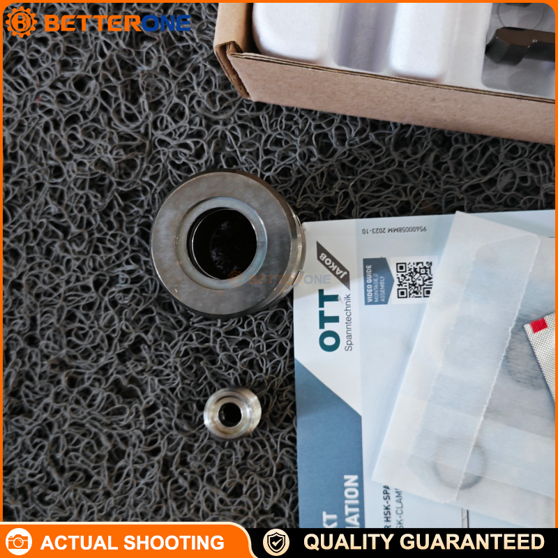 OTT-JAKOB 95.600.033.2.6 HSK A63-B Clamping Unit (HSK-B Series), Parallel Moving Gripper Segments, Locking Geometry, Dimensions l9 52mm l8 69mm l11 94mm, Gauge Dimension E.M. 10.5mm