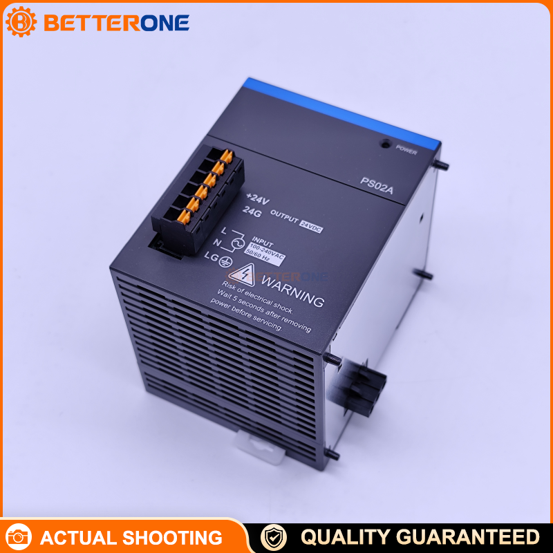 Delta AS-PS02A AS Series PLC Power Supply Module, 100–240VAC Input, 24VDC Output (1.5A Internal + 0.5A External Isolated), 50/60Hz, DIN Rail/Chassis Mount, Pluggable Screw Terminal, 36W+12W