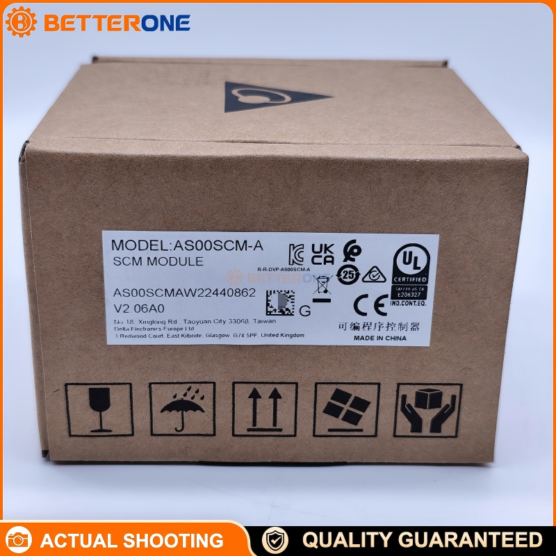 Delta AS00SCM-A AS Series PLC Communication Extension Module, Serial Communication Base, 2-Slot Function Card Carrier, DIN Rail/Chassis Mount, IP20, -20~60°C