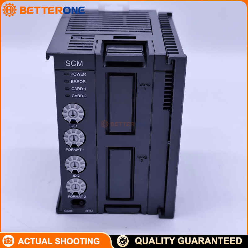 Delta AS00SCM-A AS Series PLC Communication Extension Module, Serial Communication Base, 2-Slot Function Card Carrier, DIN Rail/Chassis Mount, IP20, -20~60°C
