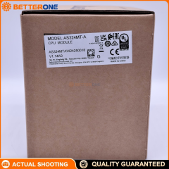 Delta AS324MT-A AS Series PLC Standard CPU, 24VDC, 12DI 12DO Transistor (NPN), Ethernet + 2xRS-485 + USB, 128k Steps Program, Differential High-Speed I/O (5V), DIN Rail Mount